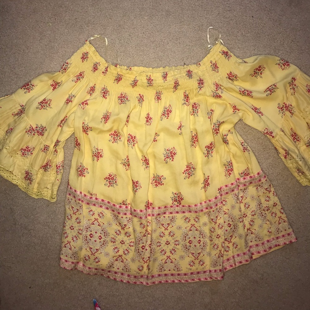 Francesca’s over the shoulder top